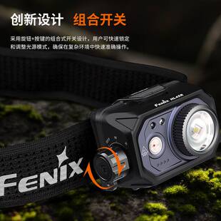 FENIX菲尼克斯 HL45R强光变焦头灯户外越野跑夜钓灯充电感应头戴