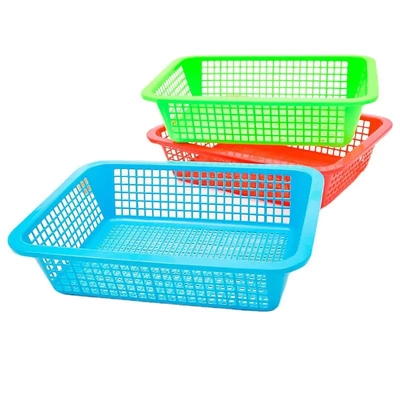 塑料框筐篮子长方形厨房洗菜篮镂空周转框沥水大号加厚配货