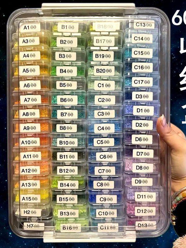 Transparent Bead Storage Box Rectangular Plastic Case - Product image 3