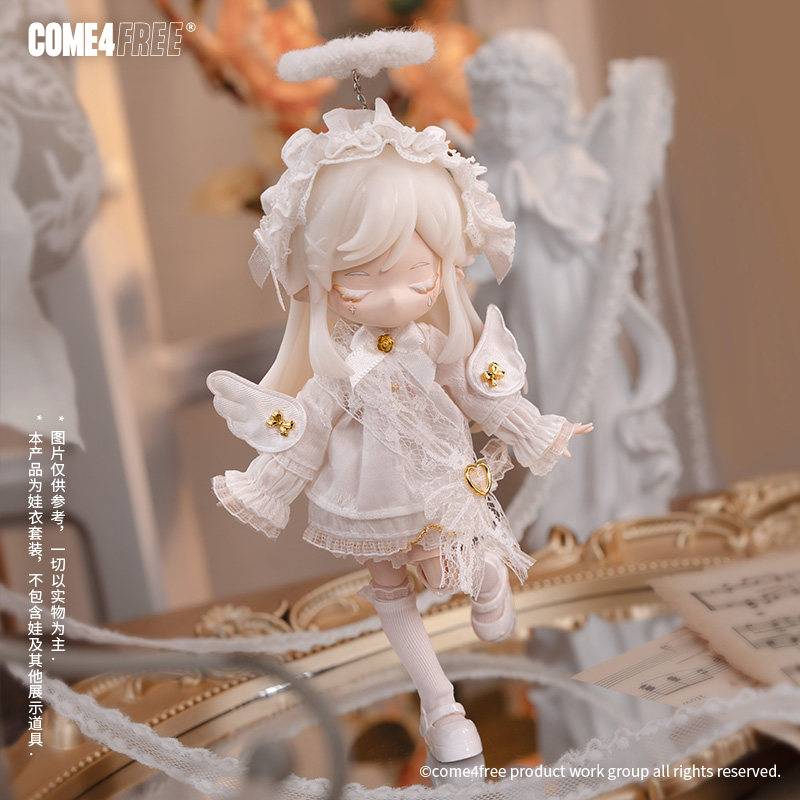 COME4FREE旗舰店.童话系列.丘比特来信BJD娃衣OB11玩偶裙子衣服