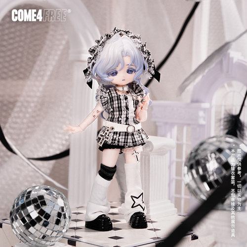 COME4FREE日常系列【空白格】OB11玩偶BJD娃衣套装裙装