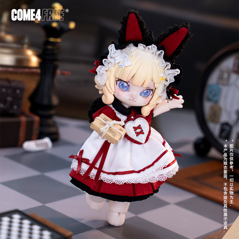 COME4FREE【童话小镇系列】心跳序曲 BJD娃衣OB11玩偶裙衣