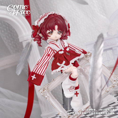 急救天使兔娃衣OB11玩偶