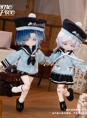COME4FREE旗舰店.日常系列. 鲸落信使裙&裤OB11玩偶BJD娃衣裙衣服