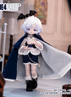 COME4FREE童话系列【极夜无眠】娃衣OB11玩偶BJD裙子玩偶衣服