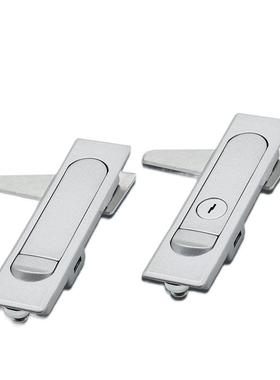 E-LXAT62-A84/E-LXAT61-A117把手按压式平面锁三点式机柜门锁柜锁