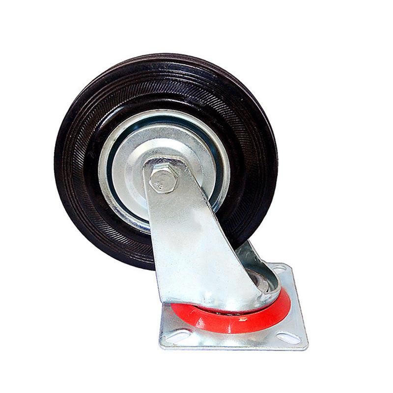 C-CTCJ/C-CTCK/C-CTCS75/100/125/150-R中载型橡胶万向脚轮