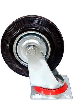 C-CTCJ/C-CTCK/C-CTCS75/100/125/150-R中载型橡胶万向脚轮