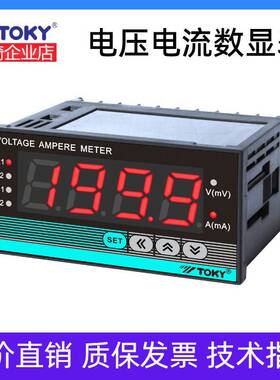 TOKY东崎DL8-IRC10V600/A2/RC18AACT交直流电流电压表485通讯20MA