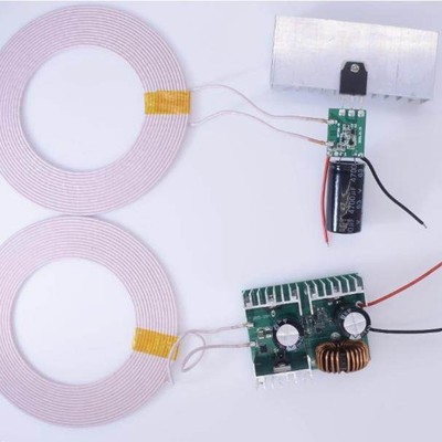 24V10A输出300W大功率无线供电模块高效率无线充电模块方案R05-11