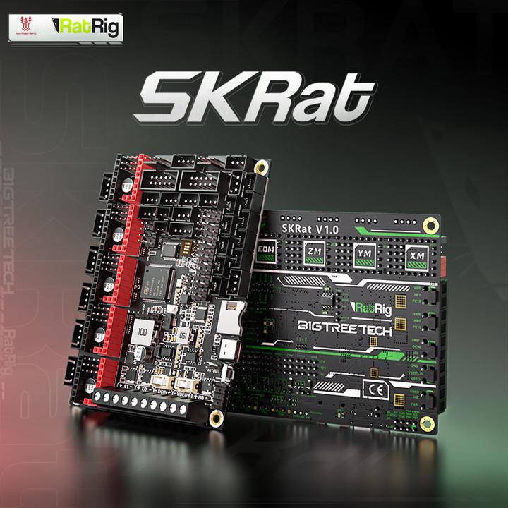 BIGTREETECH SKRat 3D打印机主板CAN总线接口klipper固件RatOS