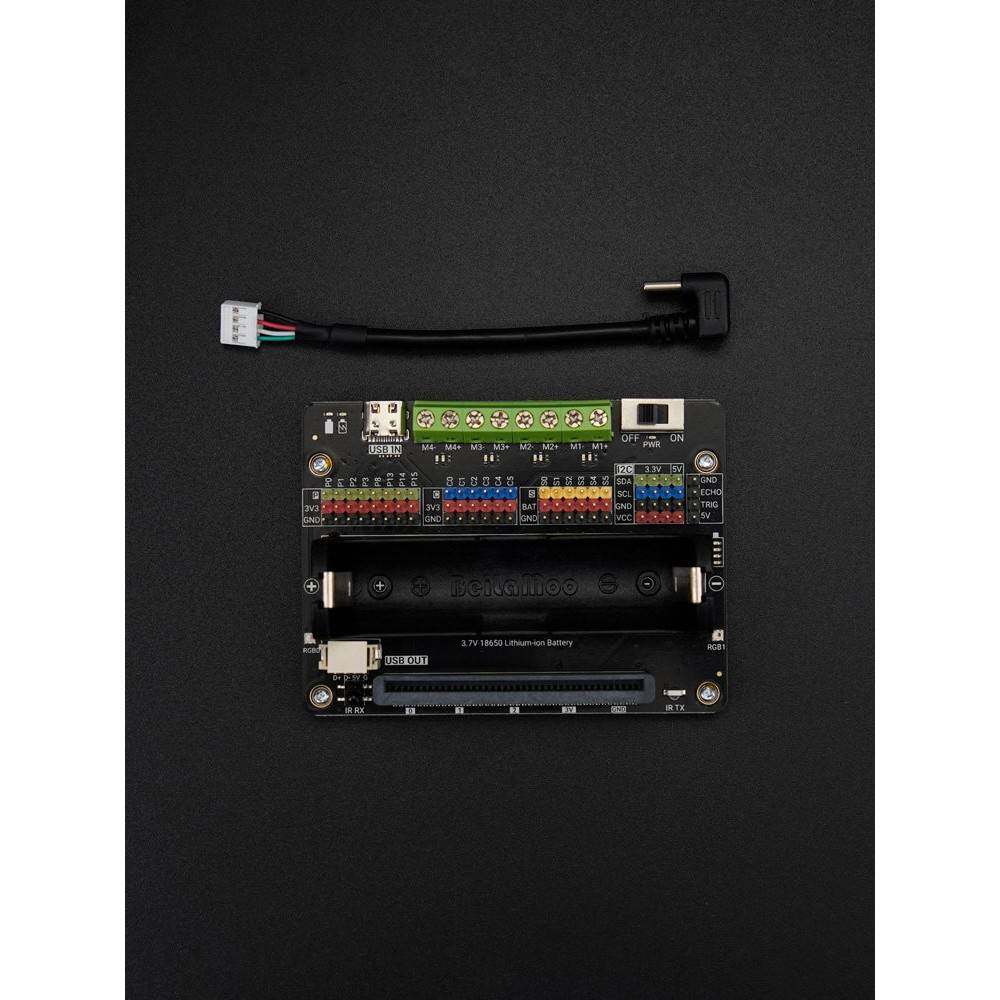 行空板多功能扩展板兼容K10 M10（含Type-C to HY2.0-4P供电线缆图片