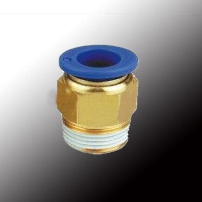 气动快速接头PC8-02螺纹直通PC10-03气管快插PC6-01/4-M5/12-04全