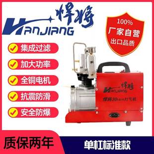 悍将40MPA高压打气机30MPA单缸机高压打气泵双缸机