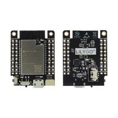 LILYGO?TTGO T7 V1.5Mini32 MCU32-WROVER-E WiFi蓝牙模块开发板
