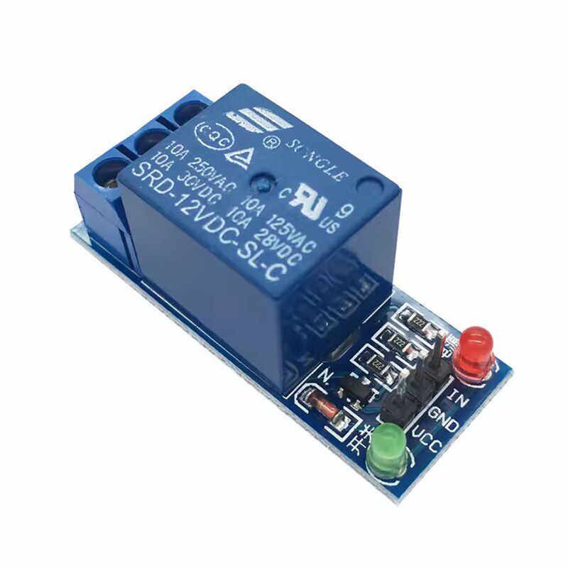1路继电器模块 12V 5V 高电平触发 SRD-05VDC-SL-C 继电器扩展板
