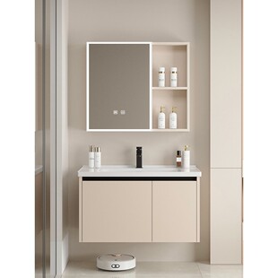 浴室柜铝合金陶瓷一体潮州洗漱台包安装洗手池卫生间洗脸盆柜组合