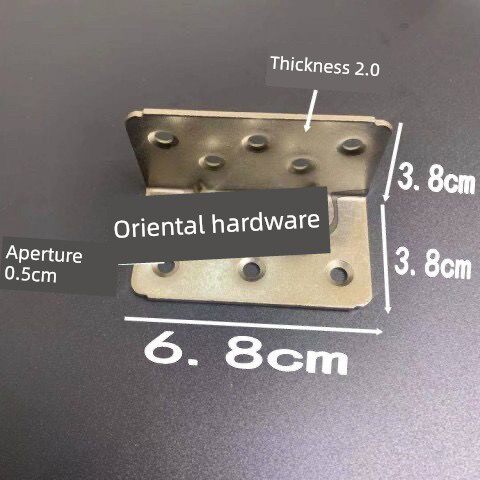 铁片角铁90度直角固定器配件 L型铁角码家具连接件加厚角码三角铁
