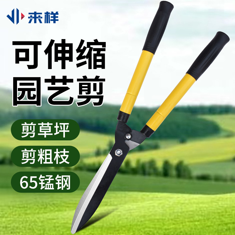 园艺草坪剪花剪修花剪刀修枝剪果树枝绿化绿篱长杆可伸缩大剪刀