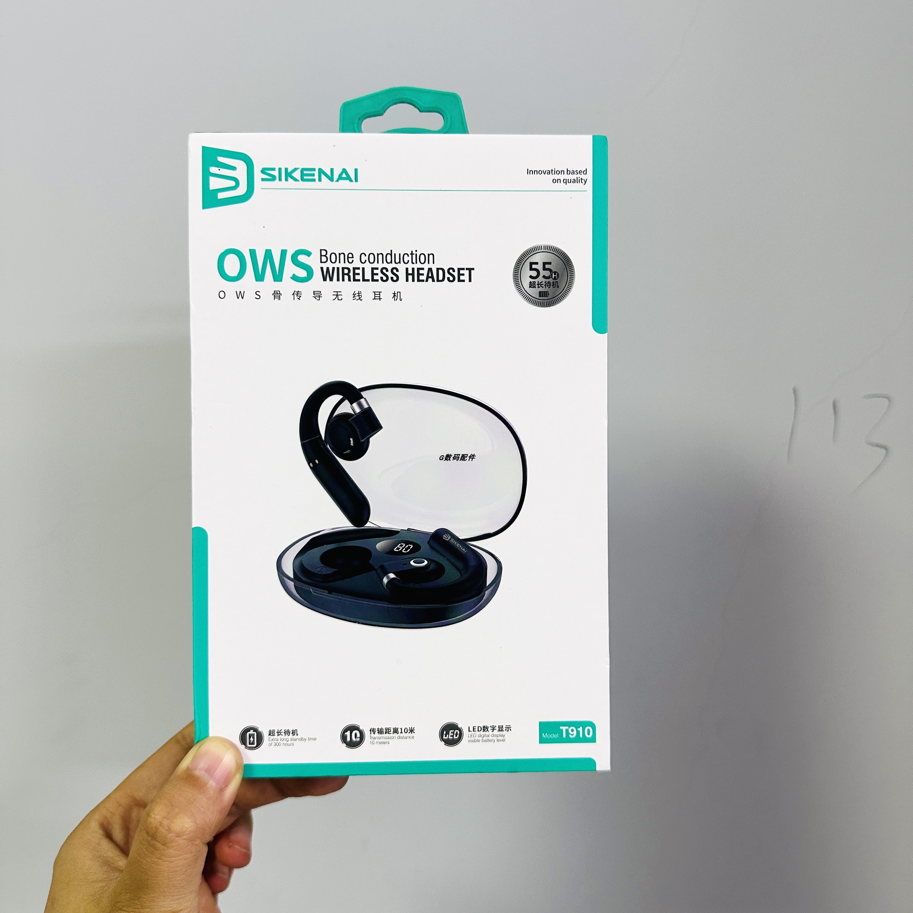 思科耐t910蓝牙耳机ows骨传导入耳式无线耳机高清通话音乐耳机新