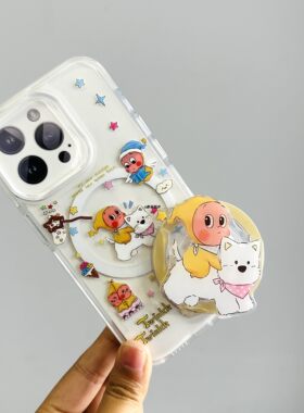iPhone15小新磁吸透明壳套装