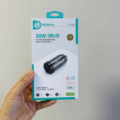 思科耐c37车载充电器双usb口新款