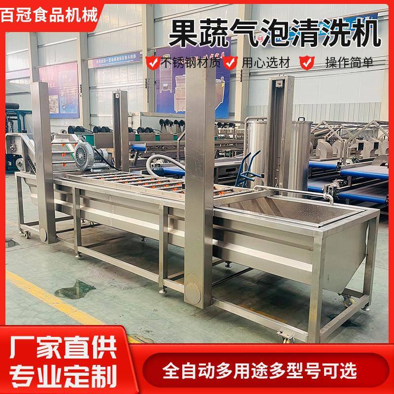 果蔬清洗机气泡冲浪喷淋臭氧洗果机臭氧去农残清洗设备