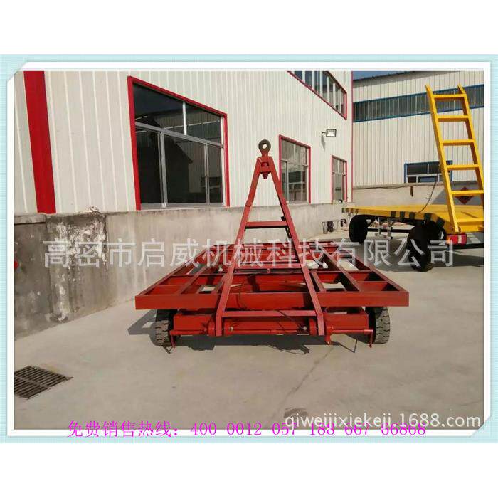 6吨框架平板拖车叉车牵引场内工具车厂家供应