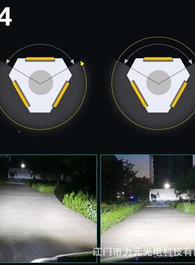 S汽车L0ED大S2黑壳H灯24W H1 H4 H7 905 B3 HB4 H8 H11 6000K 前