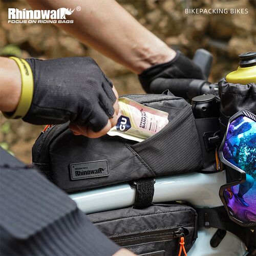 Rhinaowalk犀牛荒地系列自行车防水上管包 小号瓜车横梁包 公路车