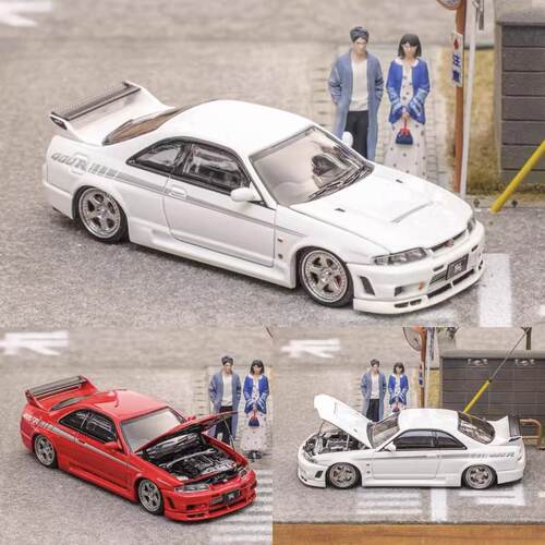 【现货】FH 1:64 日产天际线 GT-R R33 NISMO 400R 合金汽车模型