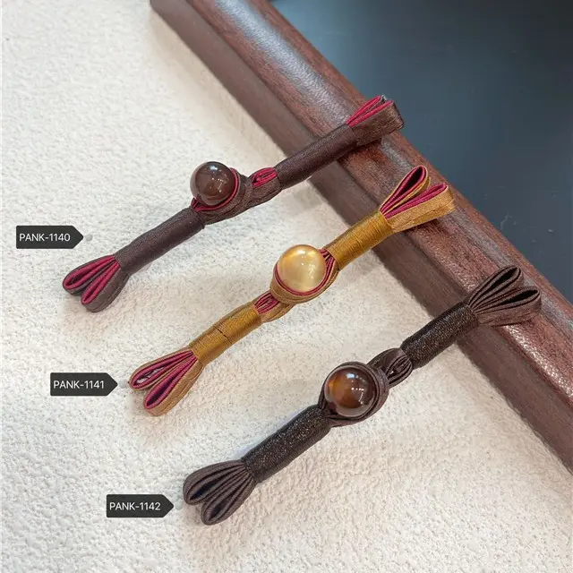 汉服旗袍一字扣国潮纽扣燕尾扣礼服盘扣唐装民族风新中式