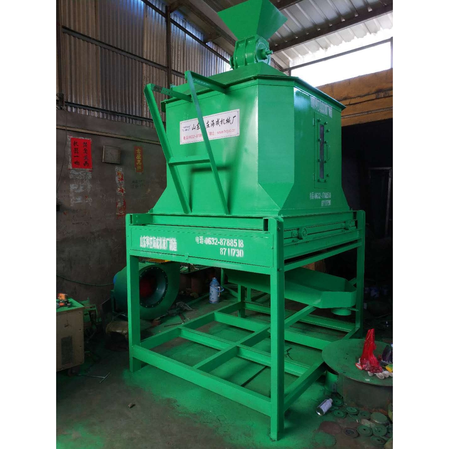 厂家直销 八角式逆流冷却器 颗粒充分冷却  风冷冷却效果好