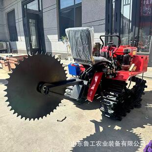 沙漠治理多功能乘坐式草方格沙障机内蒙古新疆沙漠用压草机固沙机