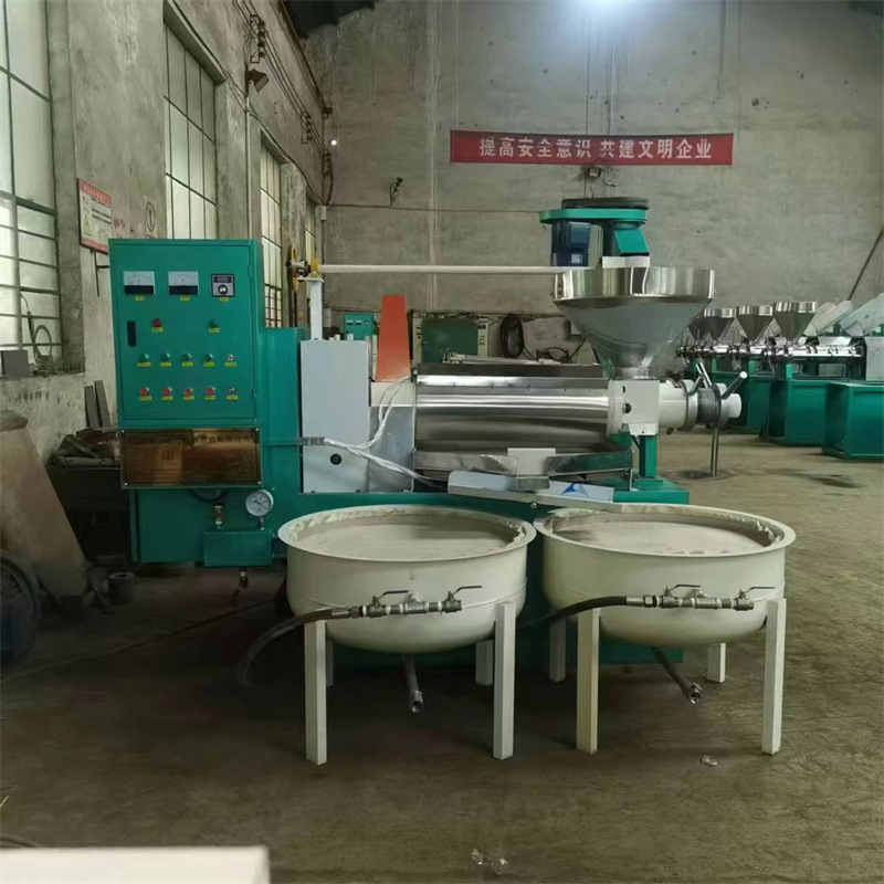 菜籽油精炼生产线芝麻花生打油机多种油料作物一遍净螺旋榨油机