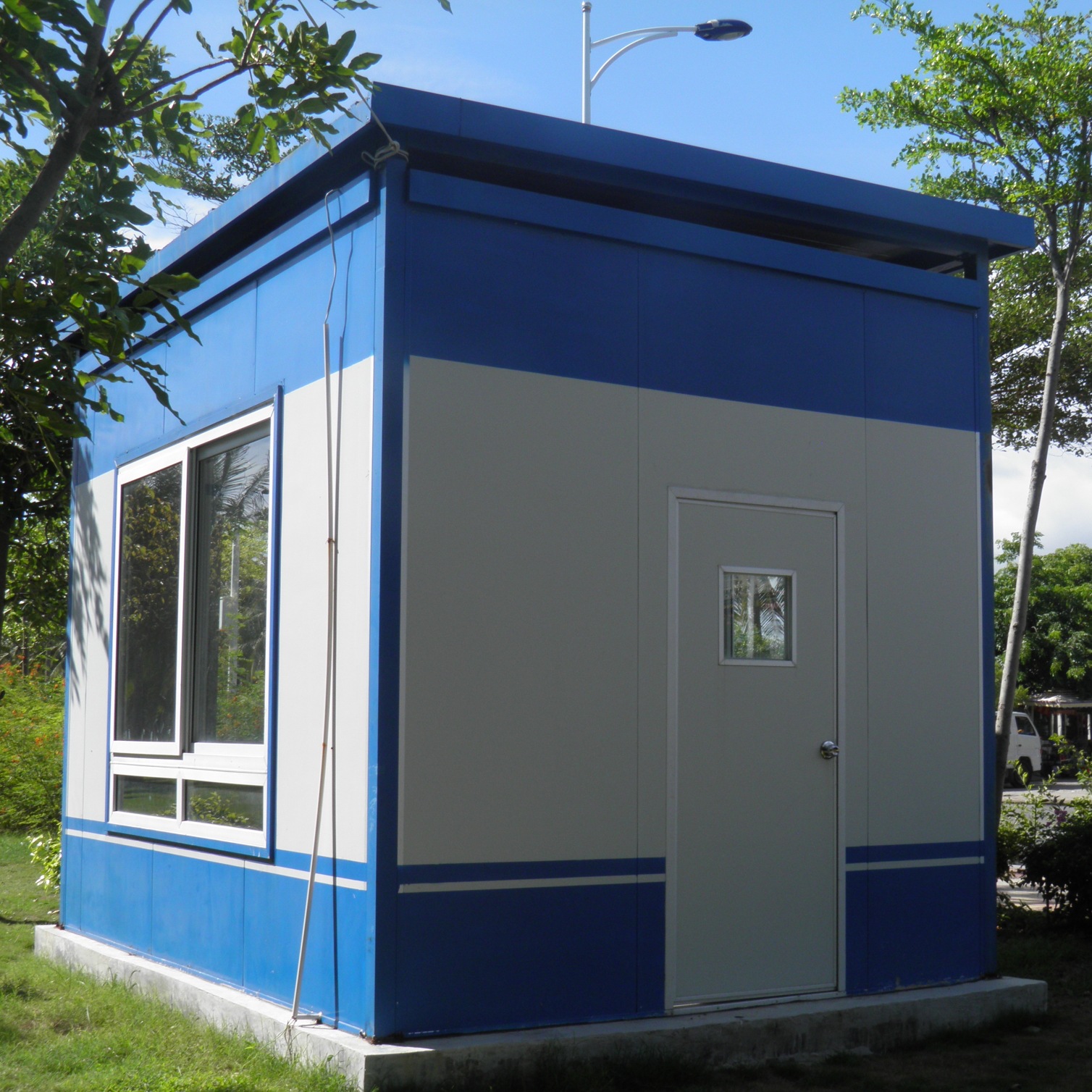 优惠供应【整体/模块化】岗亭/ 门卫室/采样亭/小型冷库/折叠屋