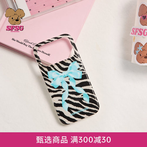 蝴蝶结手机壳挂件