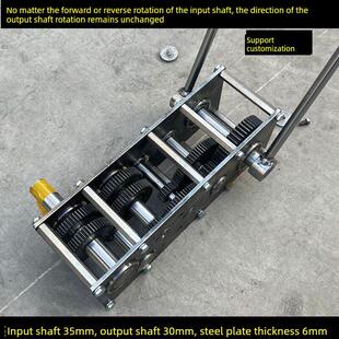 变速齿轮箱，无级减速输入轴，无论正反向，输出轴转动方向不定制