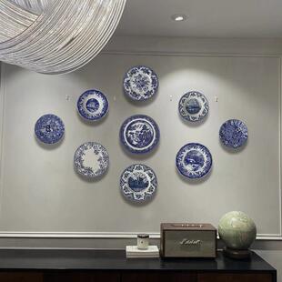 创意陶瓷装饰挂板美国覆古壁挂挂板样板房饰品工艺品家居装饰板