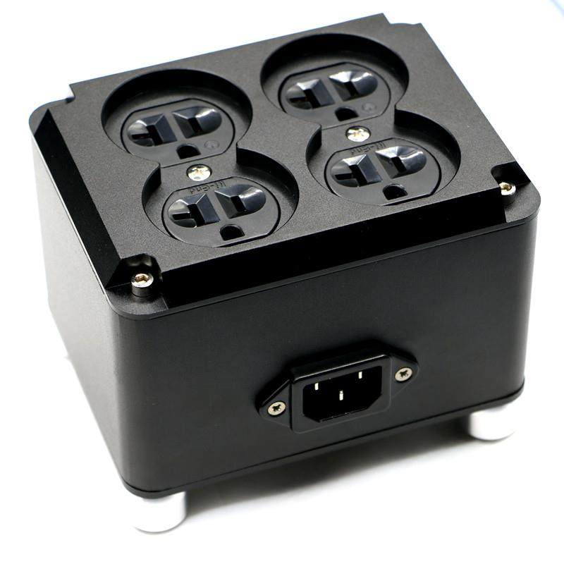 发烧级单晶铜美标国标电源插座音响功放CD机专用排插铝合金接线板