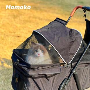 宠物推车猫咪狗狗代步车轻便可折叠可分离推车布偶泰迪外出推车