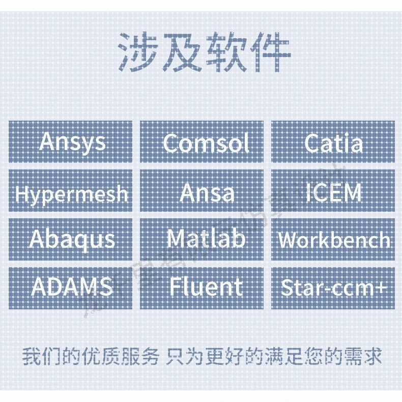 代做有限元cae/cfd彷真分析ANSYS/FLUENT/ABAQUS/COMSOL流体结构