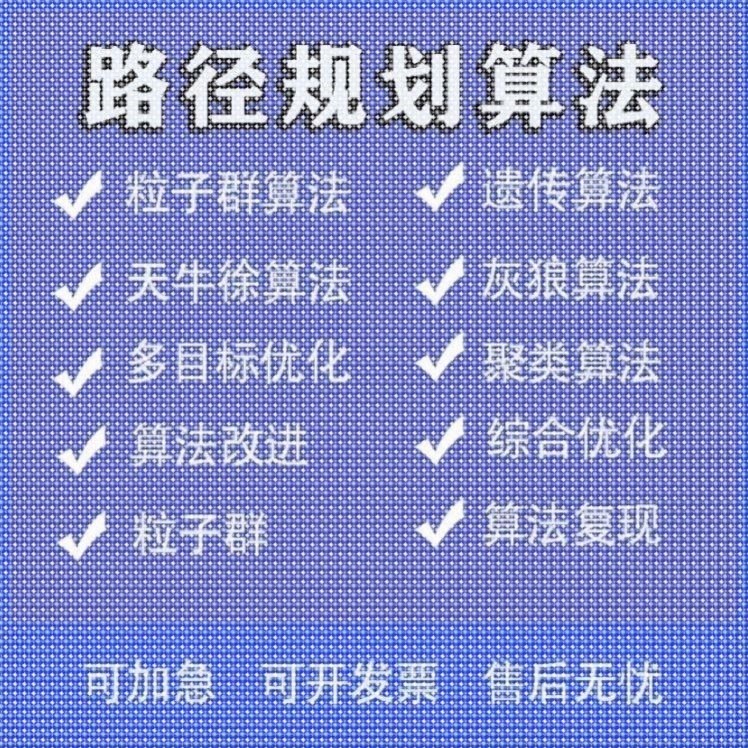 matlab路径规划遗传蚁群粒子群算法代做Python强化学习多目标优化