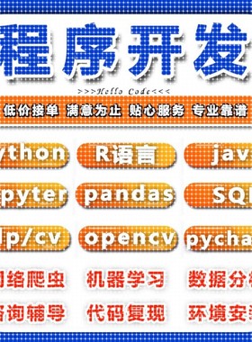 jupyter代做python数据分析sql库pycharm算法r语言cv机器学习辅导