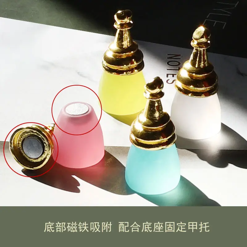 新款美甲工具套装指甲底座甲片托练习用品日系幻彩水晶宝石练习架
