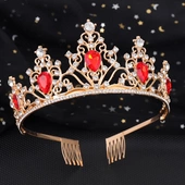 大 影楼舞会派聚会表演发饰头冠 欧美 新娘头饰结婚