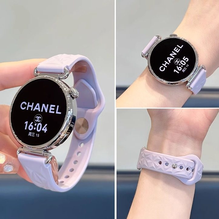 适用华为GT7细款GT6小蛮腰冰晶液态硅胶表带Watch6/5华为高级gt5创意FIT5气质Fit4GT4gt3智能OPPOWatchX3Mini