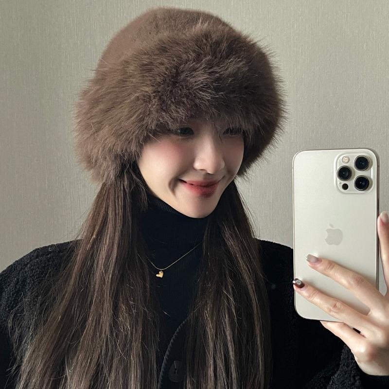 2025秋冬户外登山帽毛绒韩系毛线帽女款加厚保暖蒙古帽护耳雷锋帽,服饰配件/皮带/帽子/围巾,帽子,淘宝优惠券,粉丝福利购,淘宝优惠卷