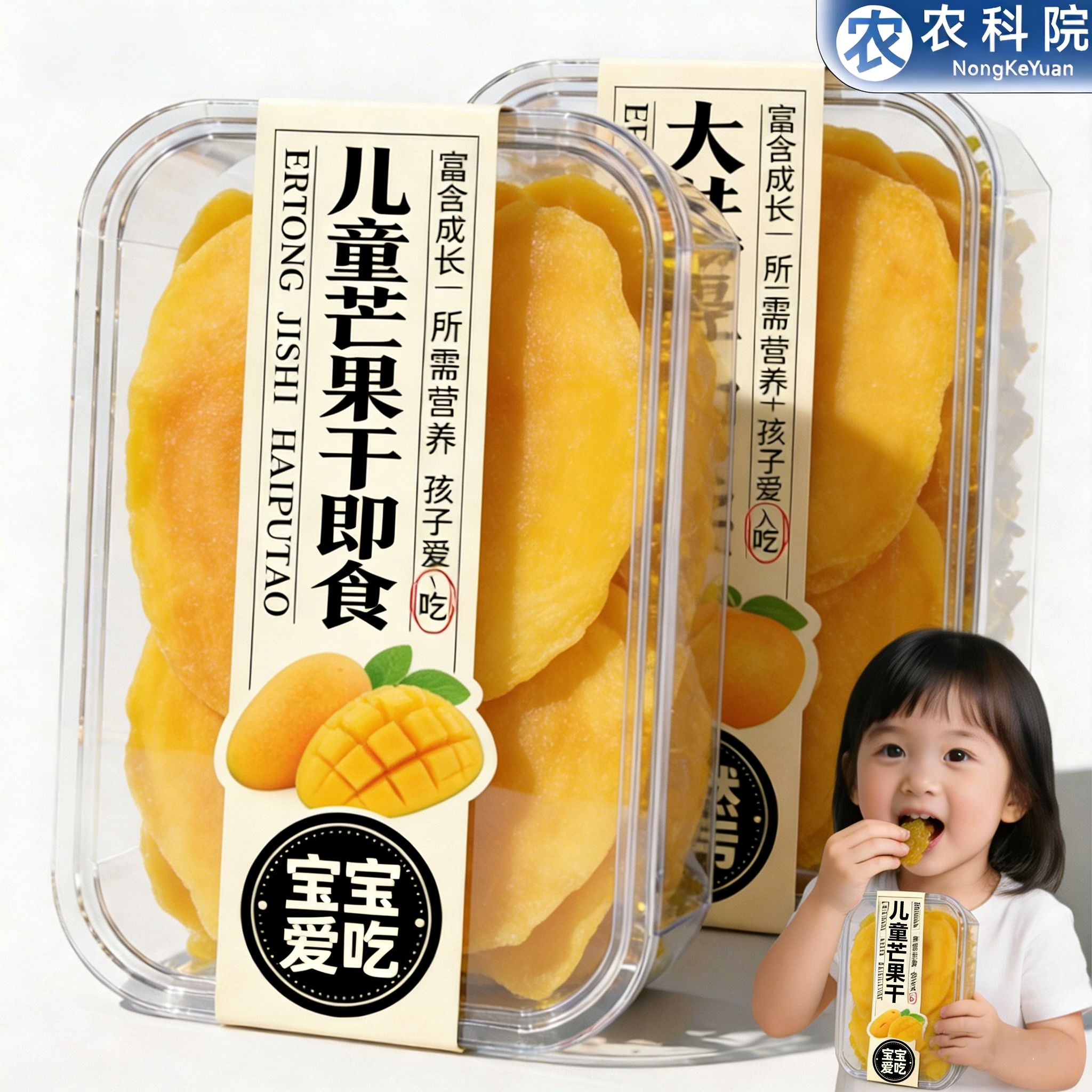 泰国风味芒果干大片果肉 自然果香不齁甜 办公室追剧网红解馋果脯