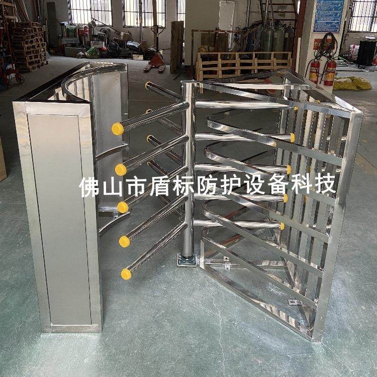 超市手推单向矩形旋转通道门 单项栅栏不锈钢旋转门 源头工厂发货